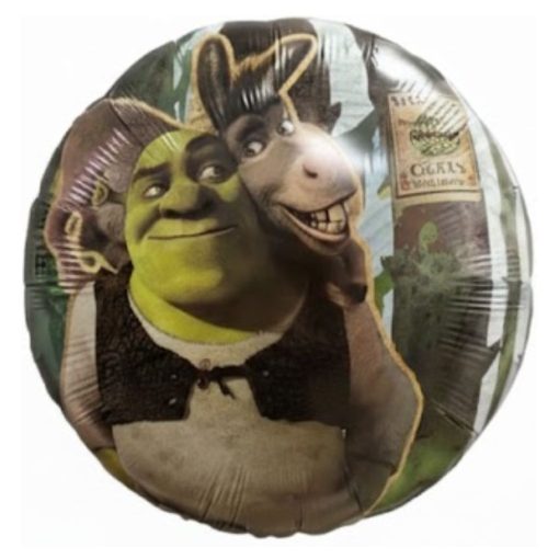 Кулька круг Шрек і Осел з гелієм