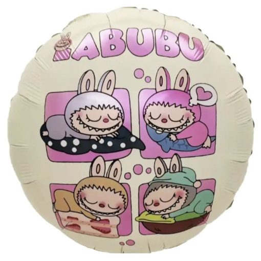 Кулька круг LABUBU | Лабубу з гелієм