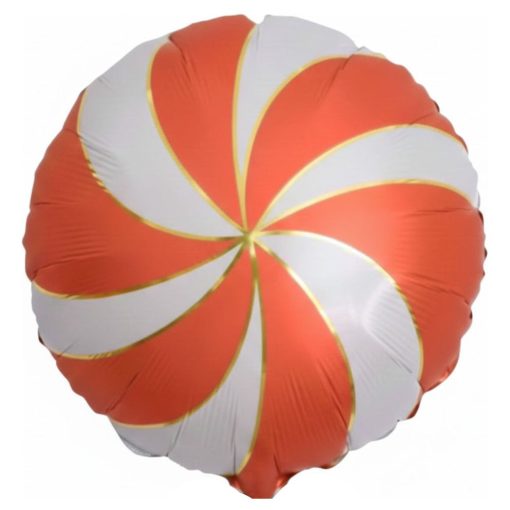 Кулька круг Льодяник червоний з гелієм