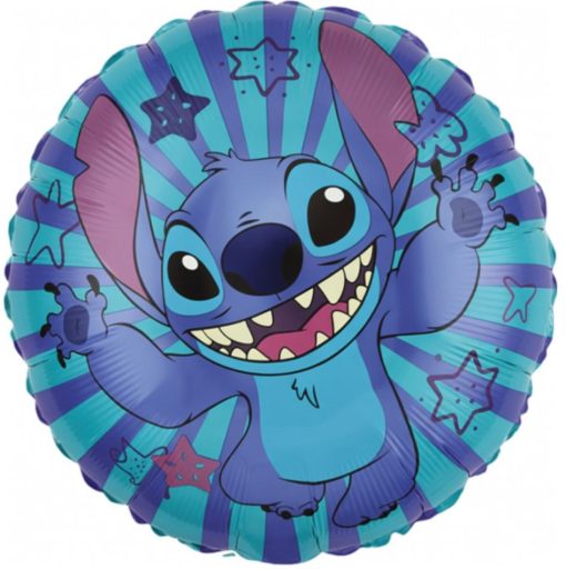 Кулька круг Стіч з гелієм 03